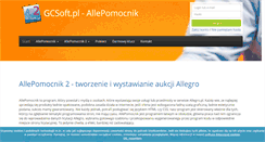 Desktop Screenshot of gcsoft.pl