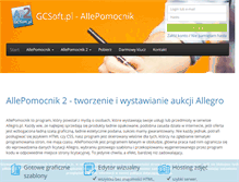 Tablet Screenshot of gcsoft.pl